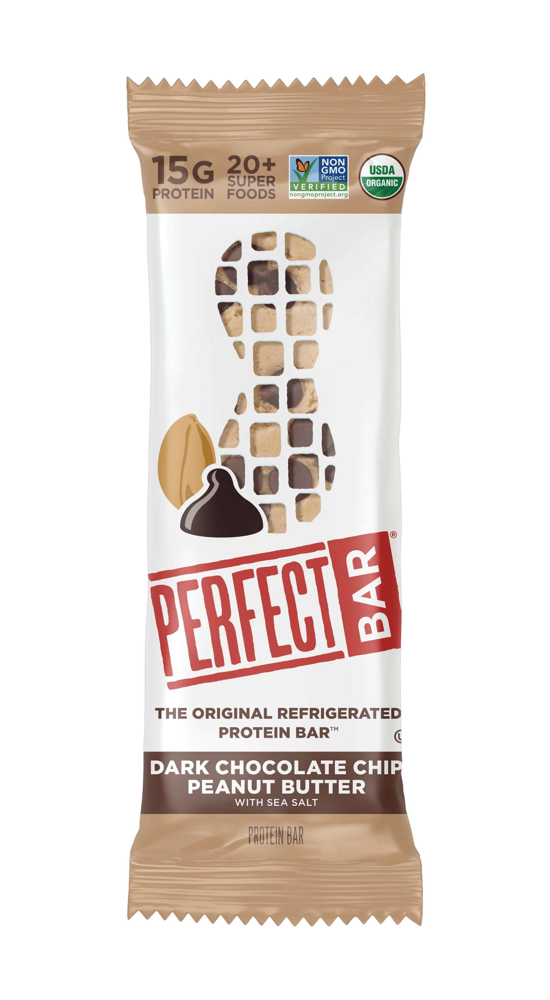 Perfect Bar Dark Chocolate Peanut Butter Protein Bars 2.3 oz - 8 Count