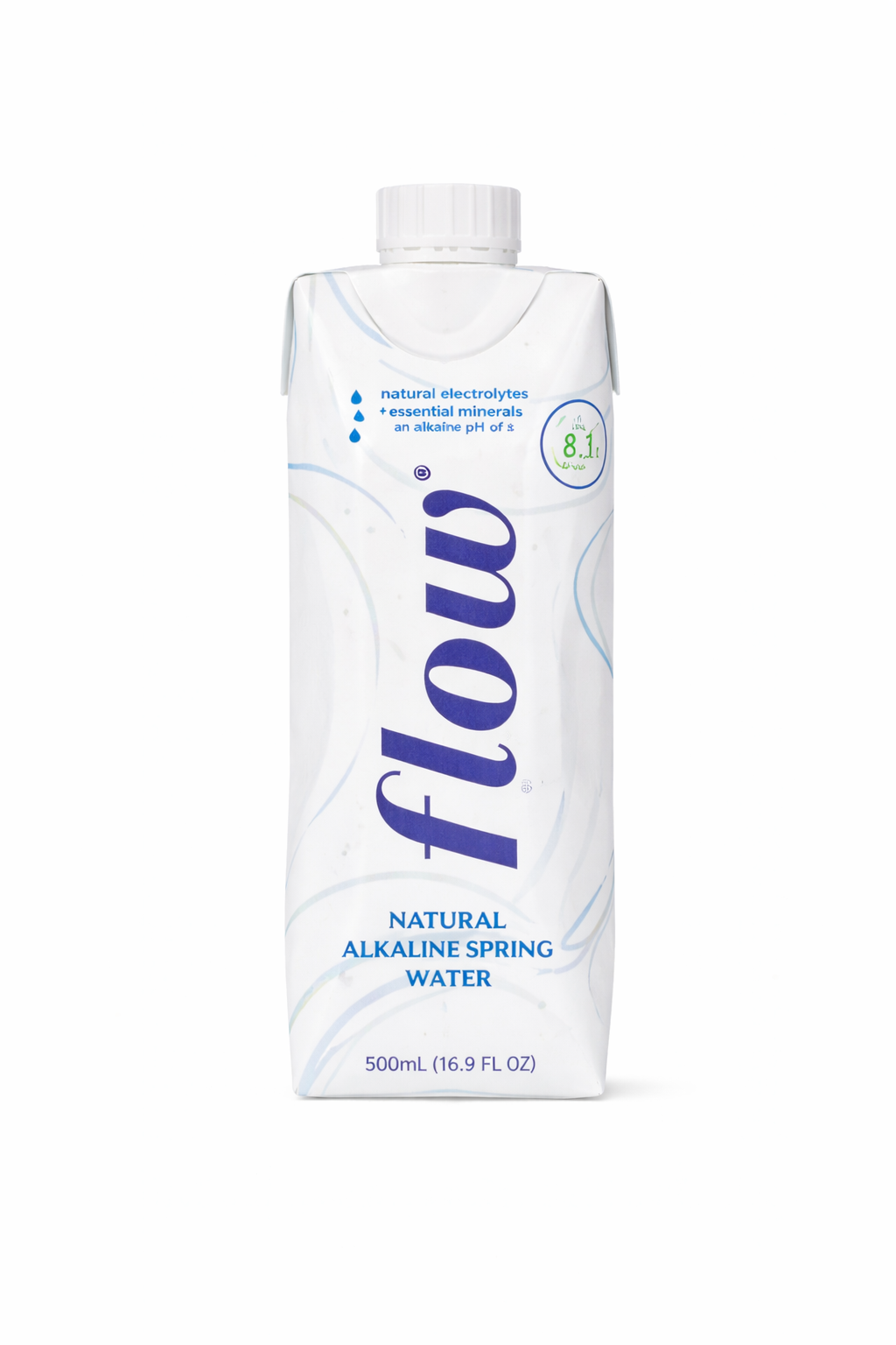 Flow Natural Alkaline Spring Water 16 oz - 12 Count