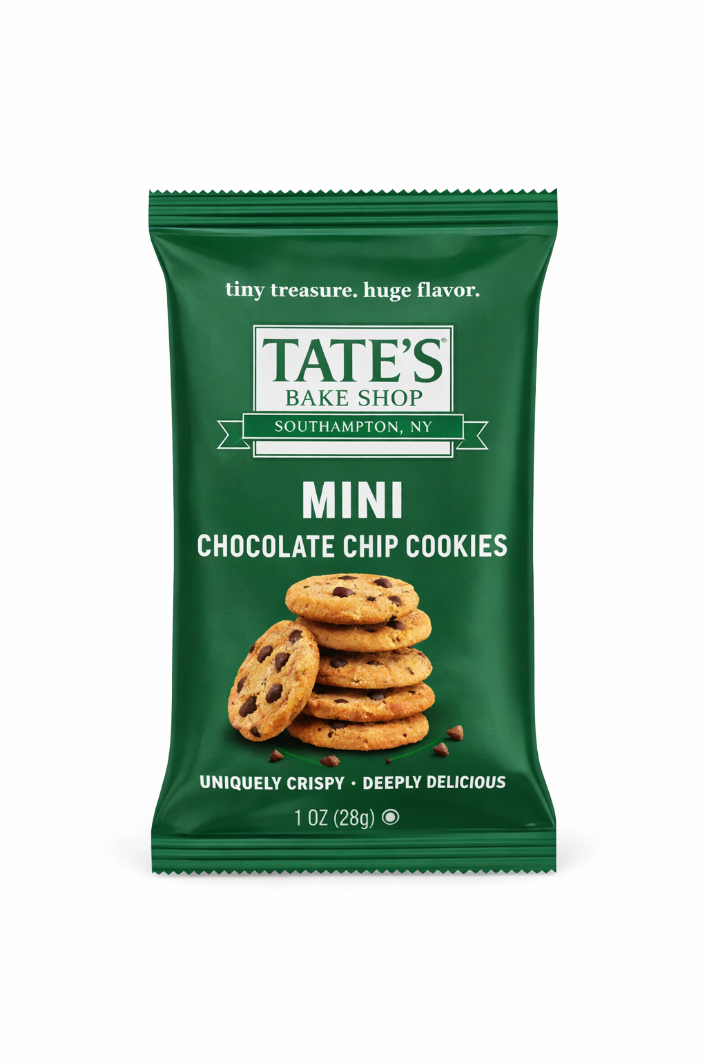 Tiny Tate's Mini Chocolate Chip Cookies 1 oz - 12 Count
