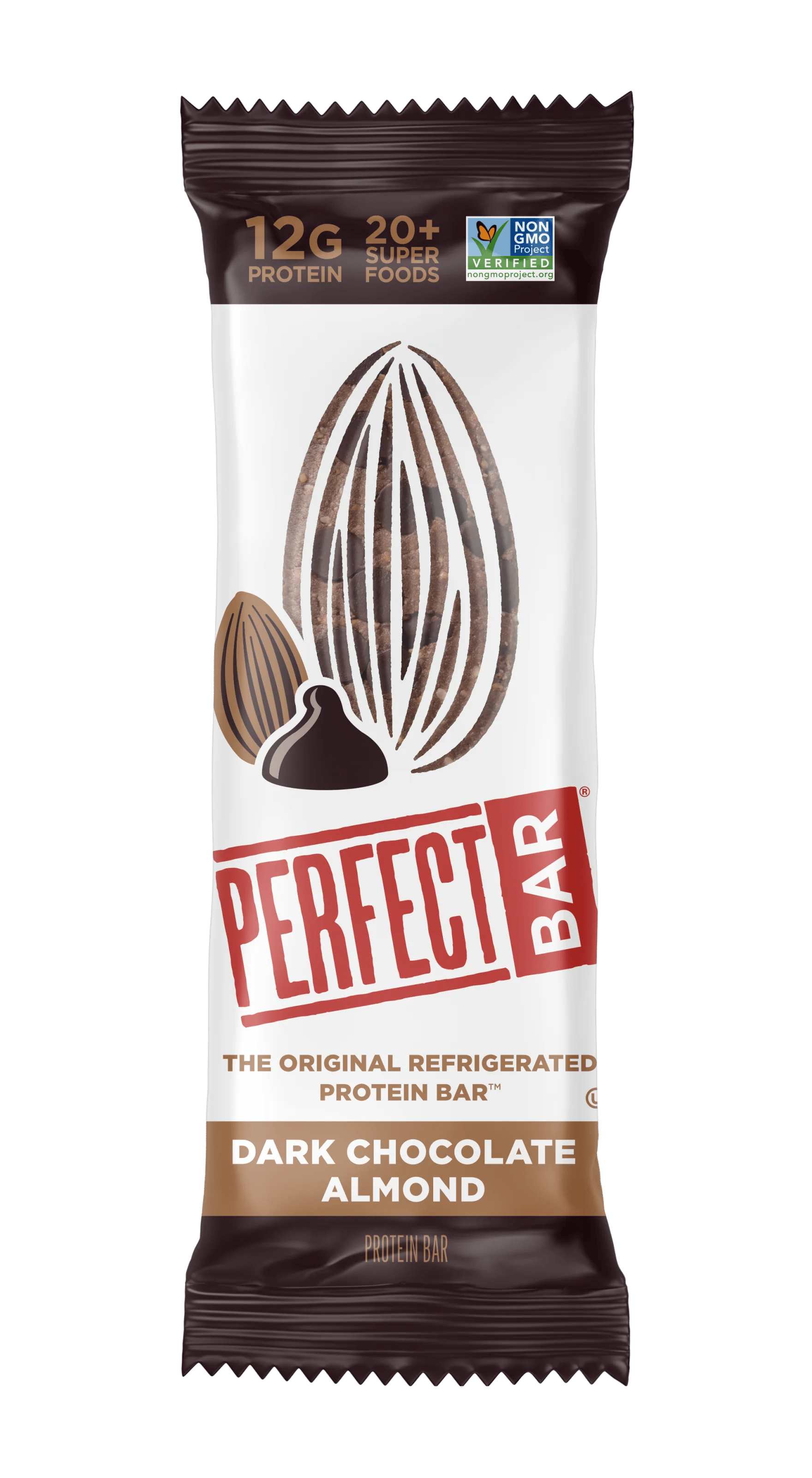 Perfect Bar Dark Chocolate Almond Protein Bars 2.3 oz - 8 Count